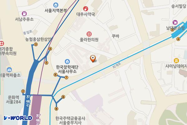 BMW차징허브라운지 위치 지도 — 서울특별시 중구 퇴계로 15