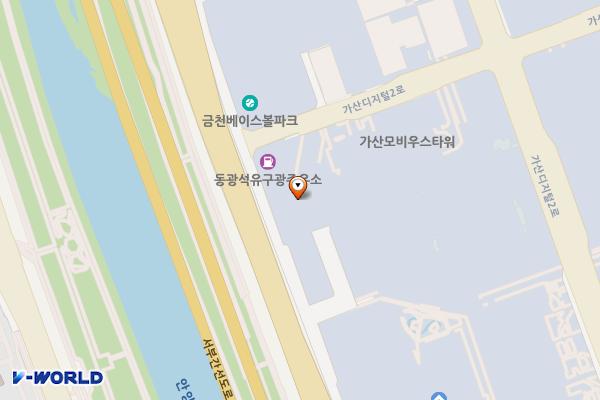 가산유미어스오피스텔 위치 지도 — 서울특별시 금천구 가산디지털2로 169-37