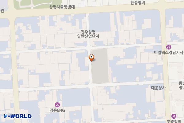진주시상평제1공영주차장 위치 지도 — 경상남도 진주시 공단로92번길 17