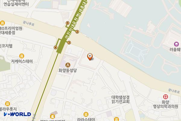 서울 광진구 kcc파크타운 위치 지도 — 서울특별시 광진구 광나루로 410