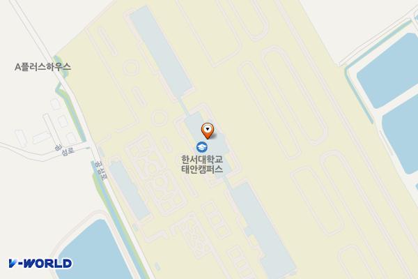 한서대학교(태안캠퍼스) 위치 지도 — 충청남도 태안군 남면 곰섬로 236-49