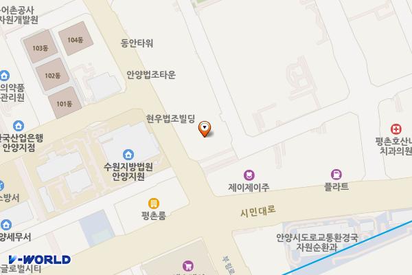 네온테크 위치 지도 — 경기도 안양시 동안구 부림로 146