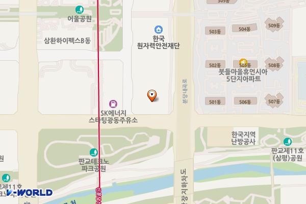 코리아벤처타운 위치 지도 — 경기도 성남시 분당구 대왕판교로644번길 49