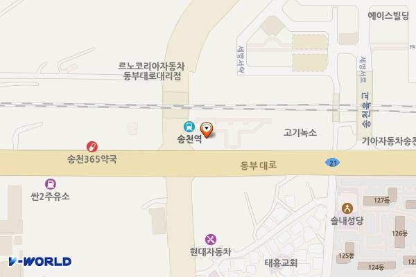 전주송천새마을금고 위치 지도 — 전북특별자치도 전주시 덕진구 동부대로 1142
