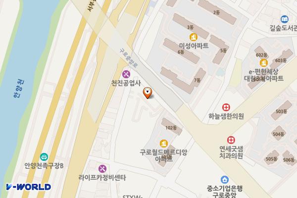 라이프공구상가 위치 지도 — 서울특별시 구로구 구로중앙로 237