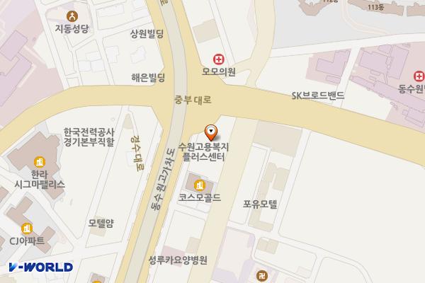 신동아파스텔 위치 지도 — 경기도 수원시 팔달구 경수대로 584