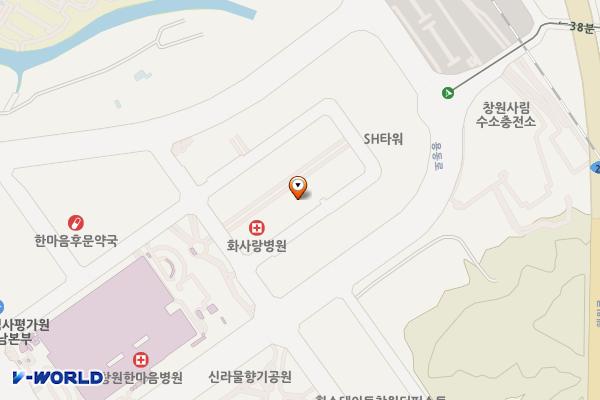 사림미래드림 위치 지도 — 경상남도 창원시 의창구 용동로83번안길 7