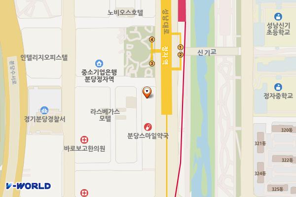 젤존타워3 위치 지도 — 경기도 성남시 분당구 성남대로331번길 3-3