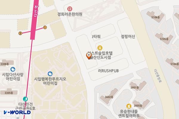 신해센트럴타워1차 위치 지도 — 경기도 남양주시 다산중앙로123번길 21-7