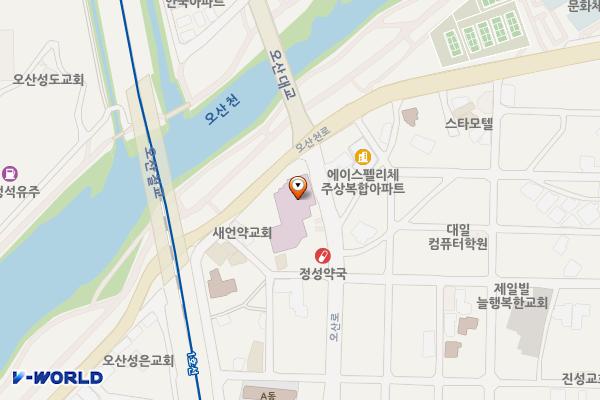 조은오산병원B 위치 지도 — 경기도 오산시 오산로 307