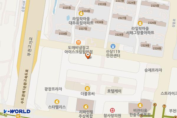 아트프라자 위치 지도 — 경기도 부천시 원미구 상동로117번길 49