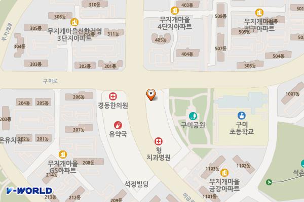 오성프라자 위치 지도 — 경기도 성남시 분당구 미금로 48