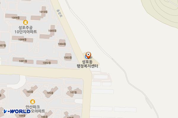 성포동행정복지센터 위치 지도 — 경기도 안산시 상록구 충장로 468