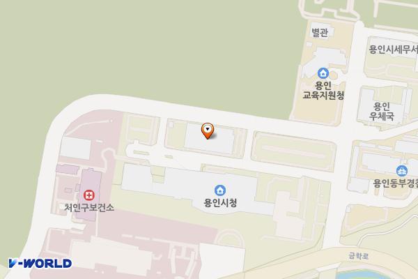 용인시청별관 위치 지도 — 경기도 용인시 처인구 중부대로 1199