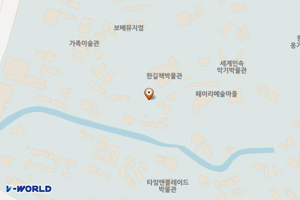 헤이리마을 2번 주차장 위치 지도 — 경기도 파주시 탄현면 헤이리마을길 82-105