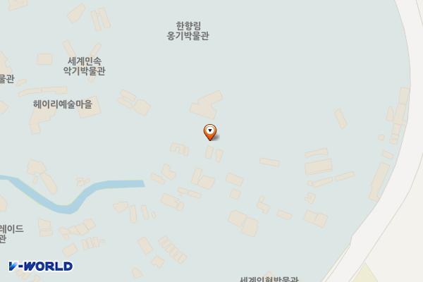 헤이리마을 10번 주차장 위치 지도 — 경기도 파주시 탄현면 법흥리 1652-539