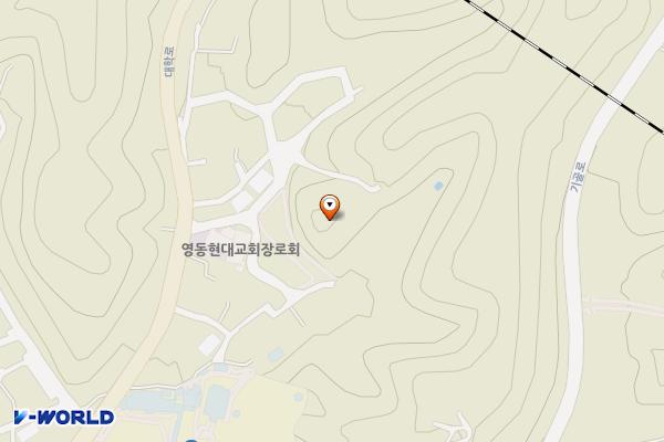 용화면공영주차장 위치 지도 — 충청북도 영동군 영동읍 계산리 산 14-6
