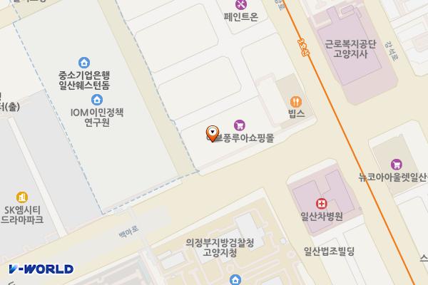 한솔프레미낭오피스텔 위치 지도 — 경기도 고양시 일산동구 백마로213번길 12