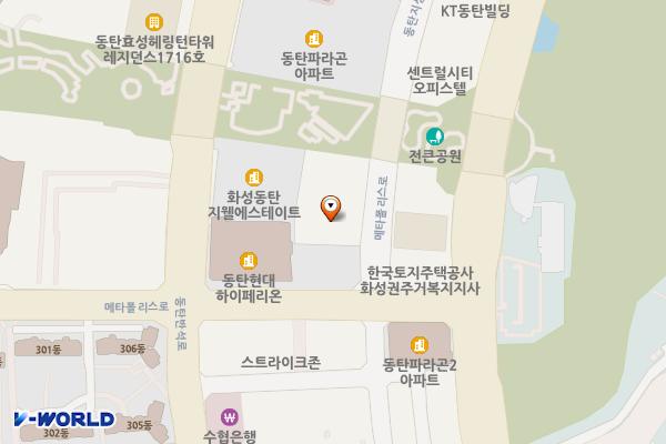 동탄트라이엄프 위치 지도 — 경기도 화성시 메타폴리스로 47-11