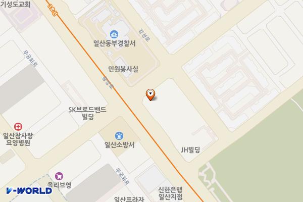 일산아이스페이스 위치 지도 — 경기도 고양시 일산동구 중앙로 1322