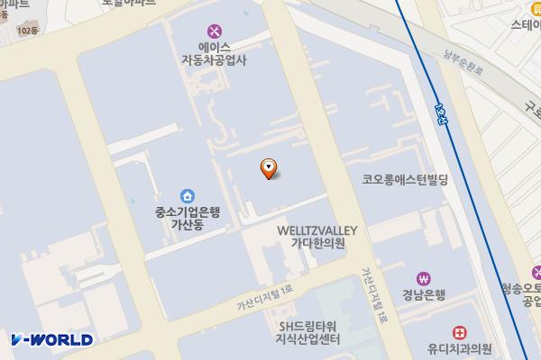 벽산디지털밸리6차B 위치 지도 — 서울특별시 금천구 가산디지털1로 219