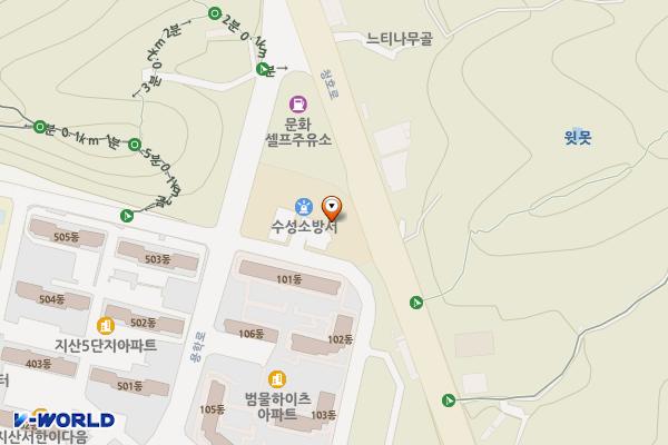 수성소방서 위치 지도 — 대구광역시 수성구 청호로 87