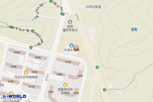 수성소방서B 위치 지도 — 대구광역시 수성구 청호로 87