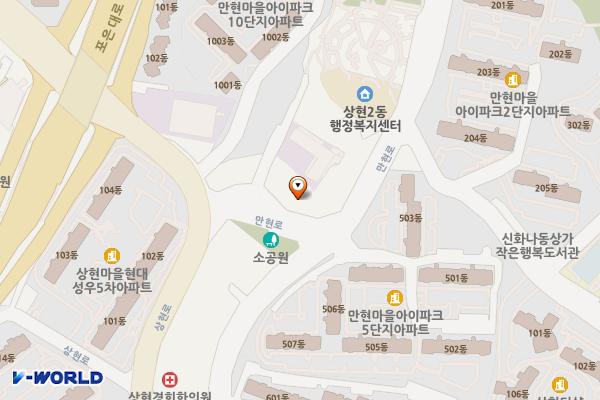 수지헤르메스빌딩 위치 지도 — 경기도 용인시 수지구 만현로 82-4