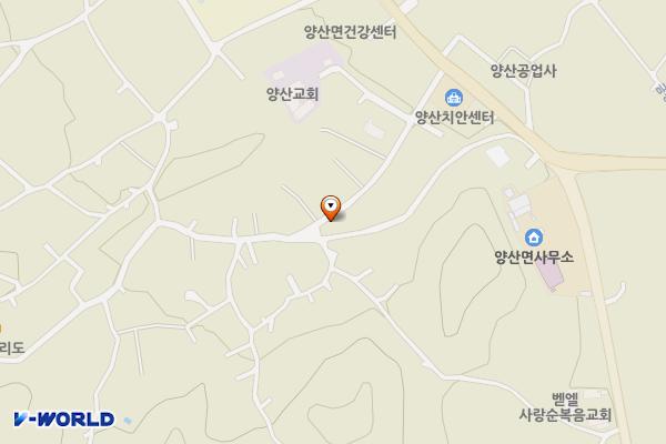 심천리마을공영주차장 위치 지도 — 충청북도 영동군 양산면 가곡리 389
