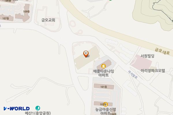 예산축산업협동조합하나로마트 위치 지도 — 충청남도 예산군 예산읍 군청로 88