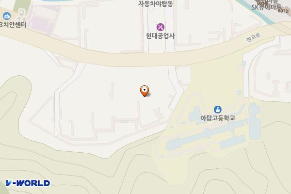 분당테크노파크e동 위치 지도 — 경기도 성남시 분당구 판교로 700