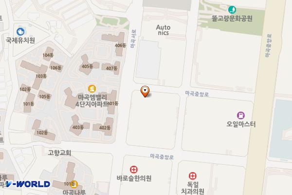 마곡시티B 위치 지도 — 서울특별시 강서구 마곡서로 170