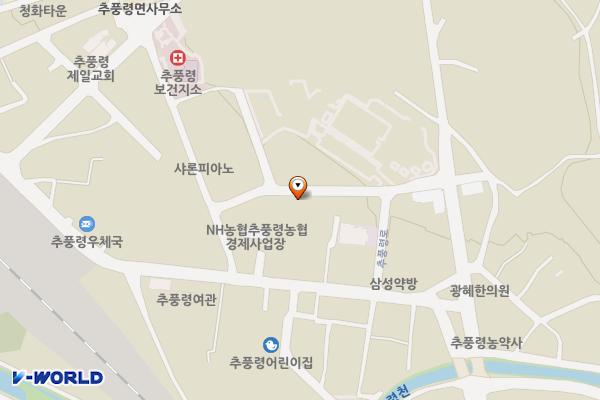 마산리마을공영주차장 위치 지도 — 충청북도 영동군 추풍령면 추풍령리 355-82