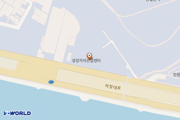 성강지식산업센터B 위치 지도 — 인천광역시 남동구 아암대로 1223