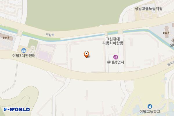 분당테크노파크a동 위치 지도 — 경기도 성남시 분당구 판교로 697