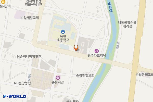남계우수저류시설 위치 지도 — 전북특별자치도 순창군 순창읍 순창6길 43