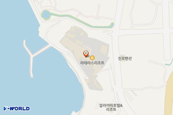 라테라스코브스위트 위치 지도 — 전남광주통합특별시 여수시 돌산읍 진모1길 29-12