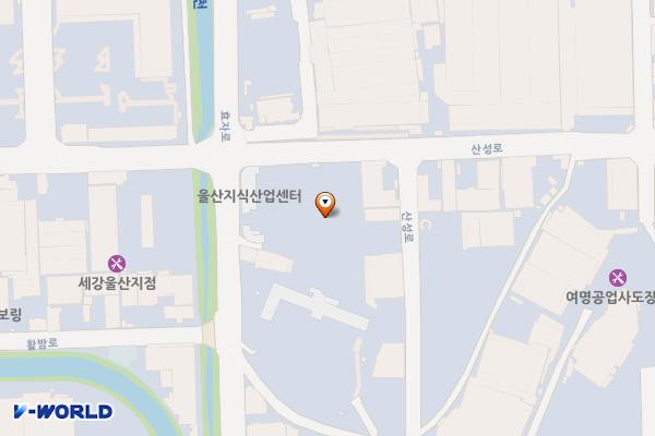 울산지식산업센터기업협의회 위치 지도 — 울산광역시 북구 산성로 40