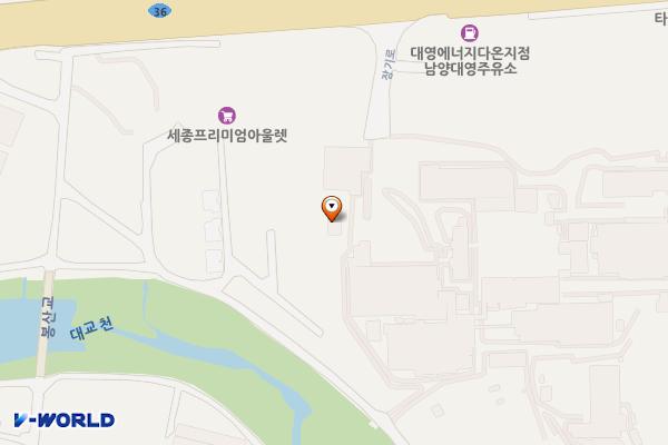 남양유업주식회사세종공장 위치 지도 — 세종특별자치시 장군면 장기로 836-11