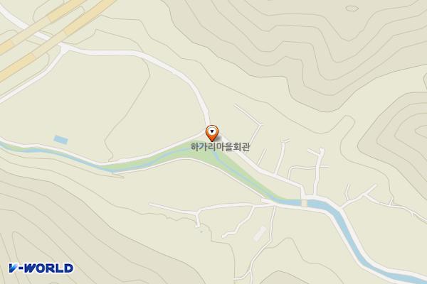 하가리마을공영주차장 위치 지도 — 충청북도 영동군 영동읍 하가리 781-1