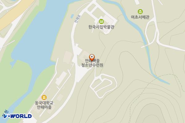 만해마을캠퍼스 위치 지도 — 강원특별자치도 인제군 북면 만해로 91