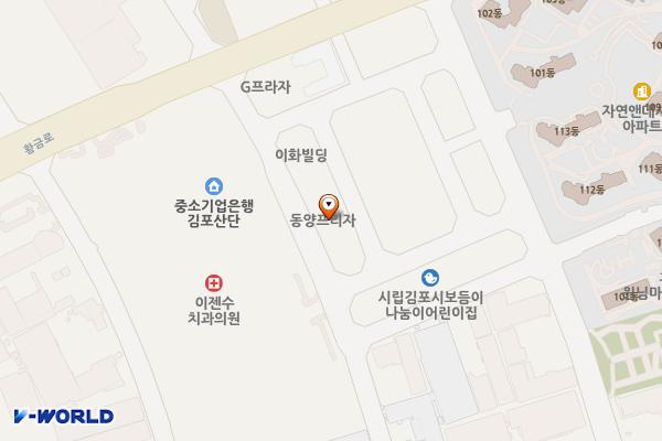 동양프라자 위치 지도 — 경기 김포시 양촌읍 황금로109번길 27