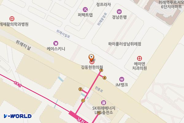 위례성희프라자 위치 지도 — 경기도 성남시 수정구 위례서일로 34