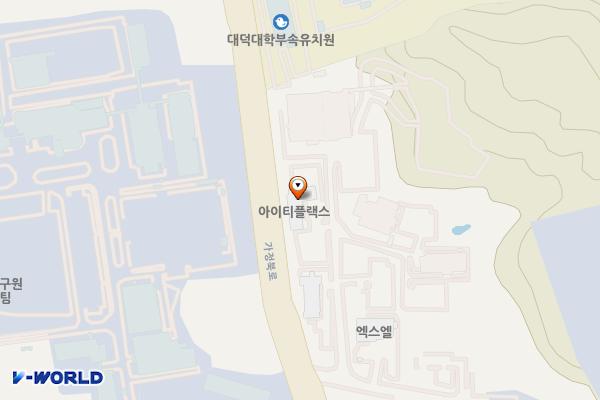 대전시 유니슨 위치 지도 — 대전광역시 유성구 가정북로 26-41