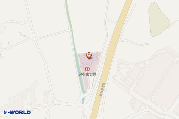 의료법인 진천의료재단 위치 지도 — 충청북도 진천군 이월면 반지길 54