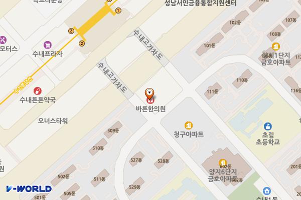 크리스탈빌딩 위치 지도 — 경기도 성남시 분당구 내정로165번길 50