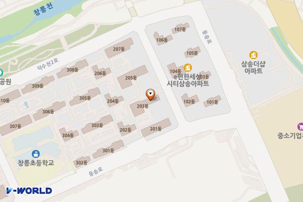 이편한세상시티삼송2차B 위치 지도 — 경기도 고양시 덕양구 덕수천2로 150
