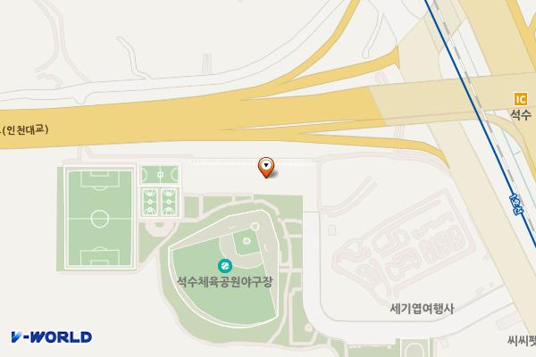 석수체육공원B 위치 지도 — 경기도 안양시 만안구 안양로 595