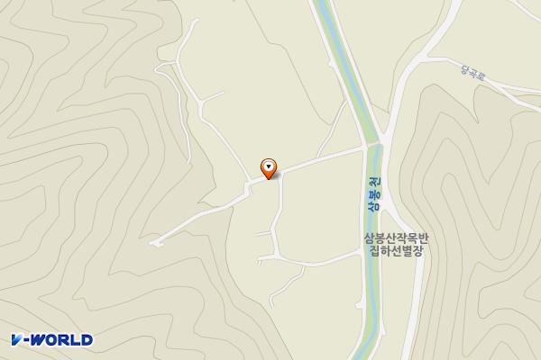 당곡리마을공영주차장 위치 지도 — 충청북도 영동군 영동읍 당곡리 172-3