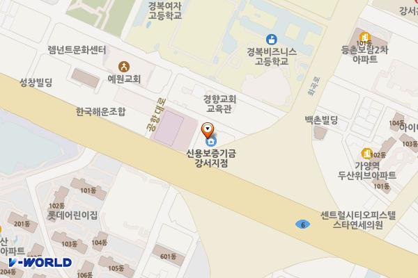 기도빌딩 위치 지도 — 서울특별시 강서구 공항대로 395